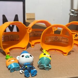 Orange and Blue Kids Toy Set